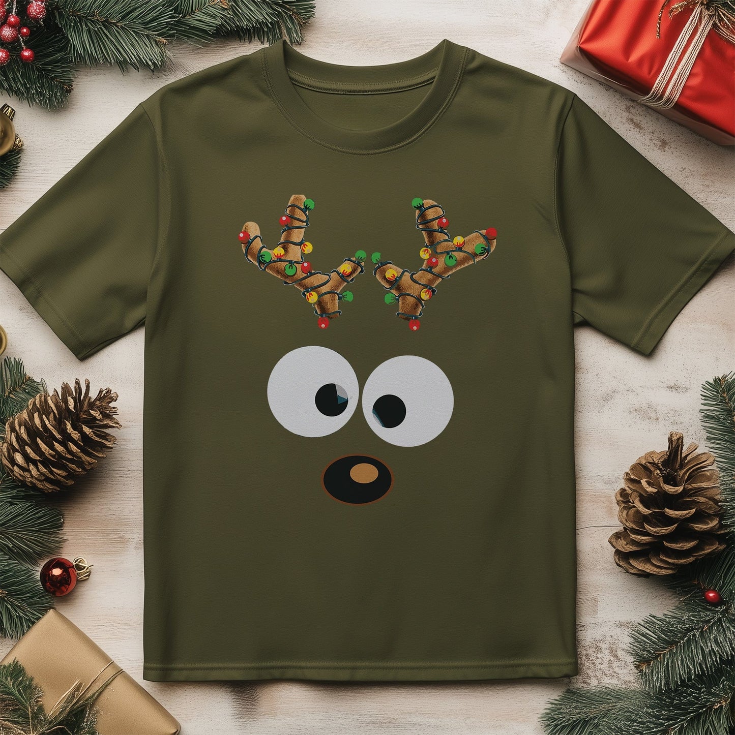 Funny Reindeer Christmas T-Shirt -