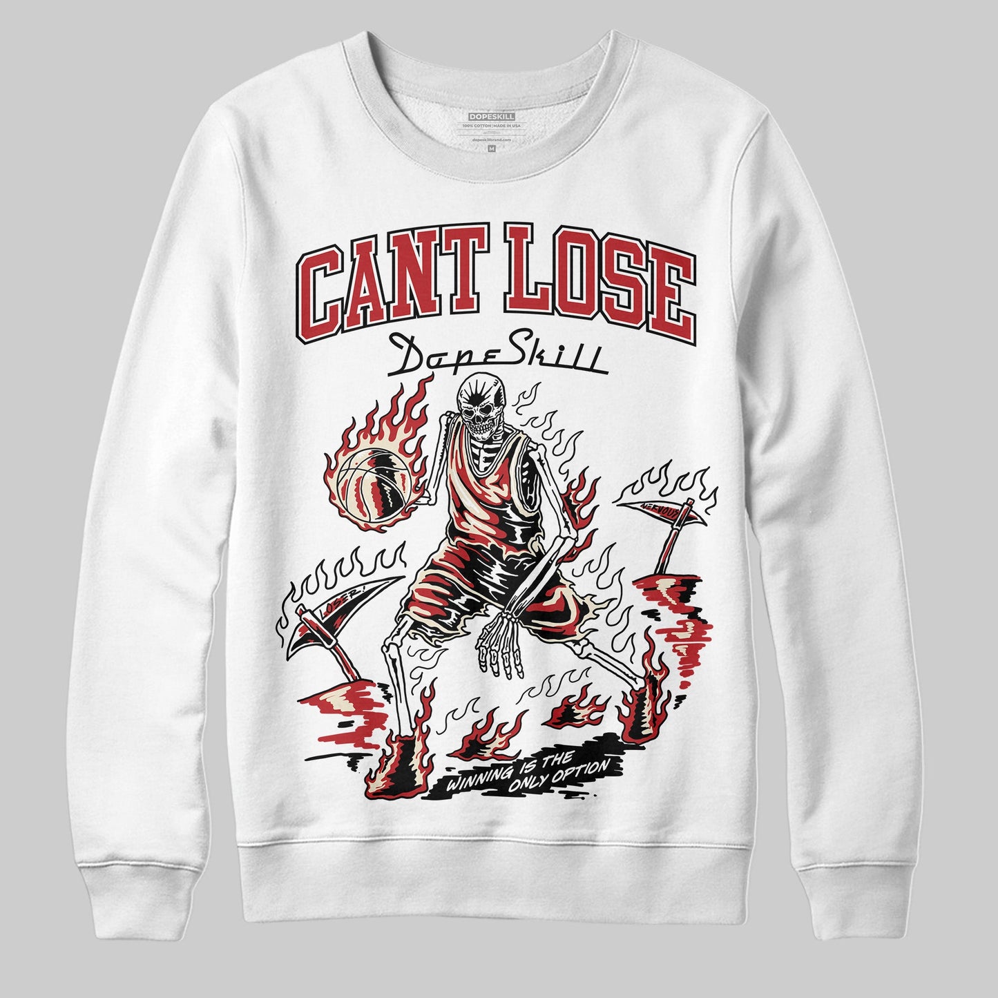 Black Toe Reimagined 1s DopeSkill Sweatshirt Cant Lose Graphic
