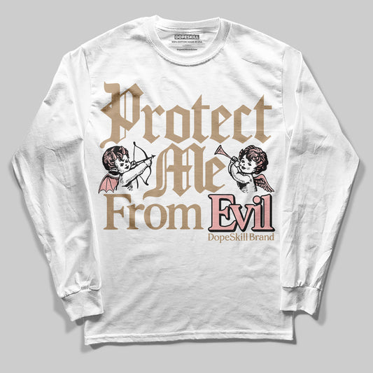 AIR FORCE 1 LINEN DopeSkill Long Sleeve T-Shirt Protect Me From Evil Graphic