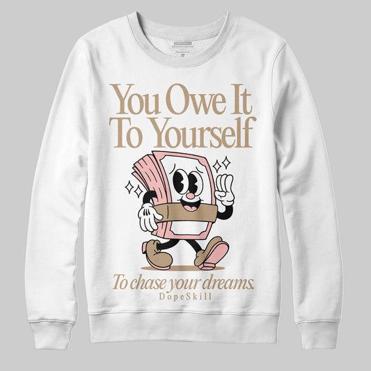 AIR FORCE 1 LINEN DopeSkill Sweatshirt Owe It To Yourself Graphic
