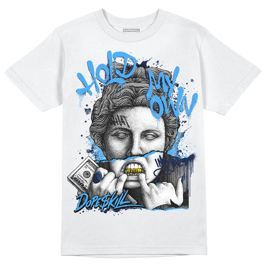 AJ Spizike White Obsidian DopeSkill T-Shirt Hold My Own Graphic