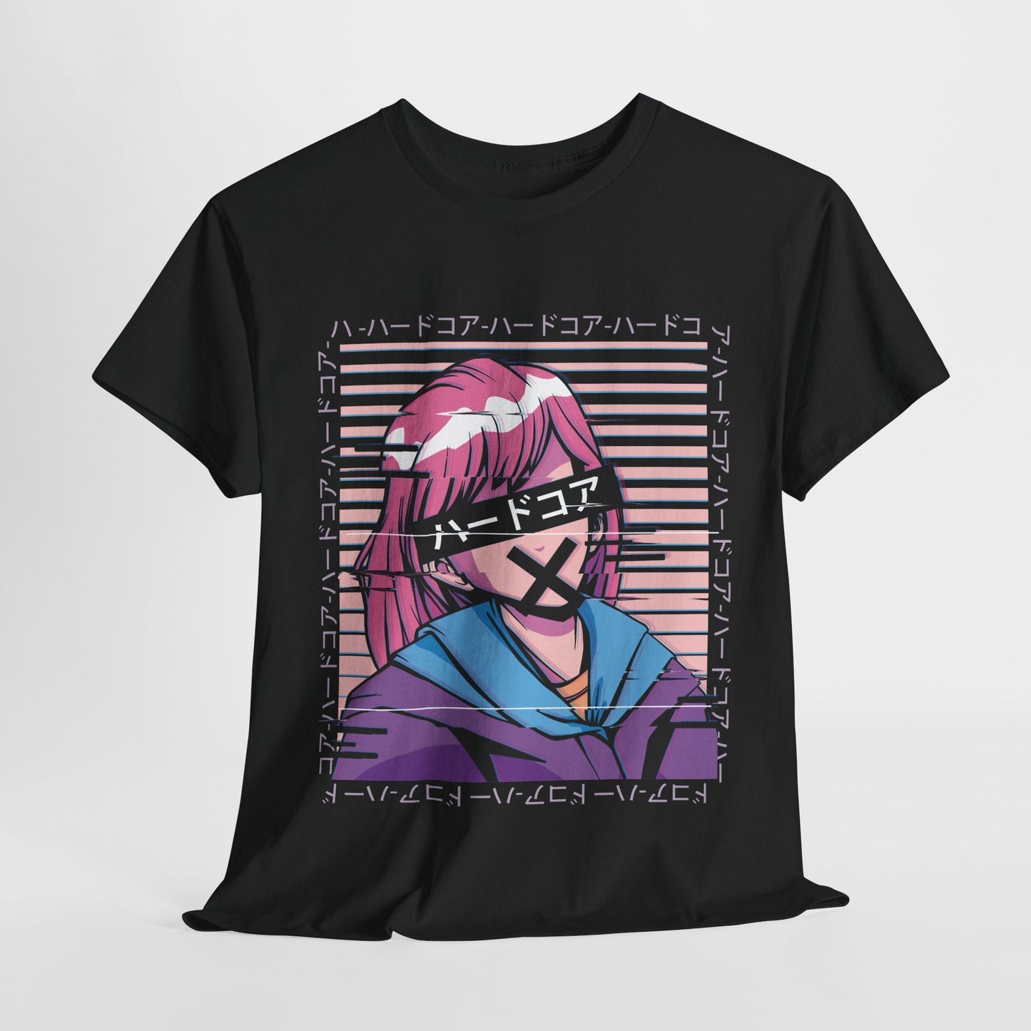 Censored Anime Girl Shirt Anime Graphic Tee