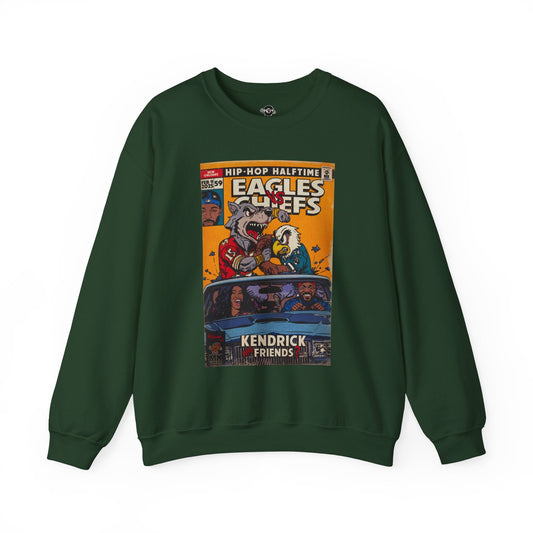 2025 Halftime - Eagles vs Chiefs - Unisex Heavy Blendâ„¢ Crewneck Sweatshirt