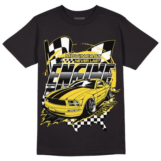 Black Tour Yellow AJ 4 Thunder DopeSkill T-Shirt ENGINE Tshirt Graphic