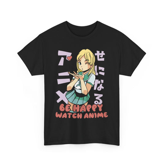 Be Happy Watch Anime Shirt Anime Graphic Tee