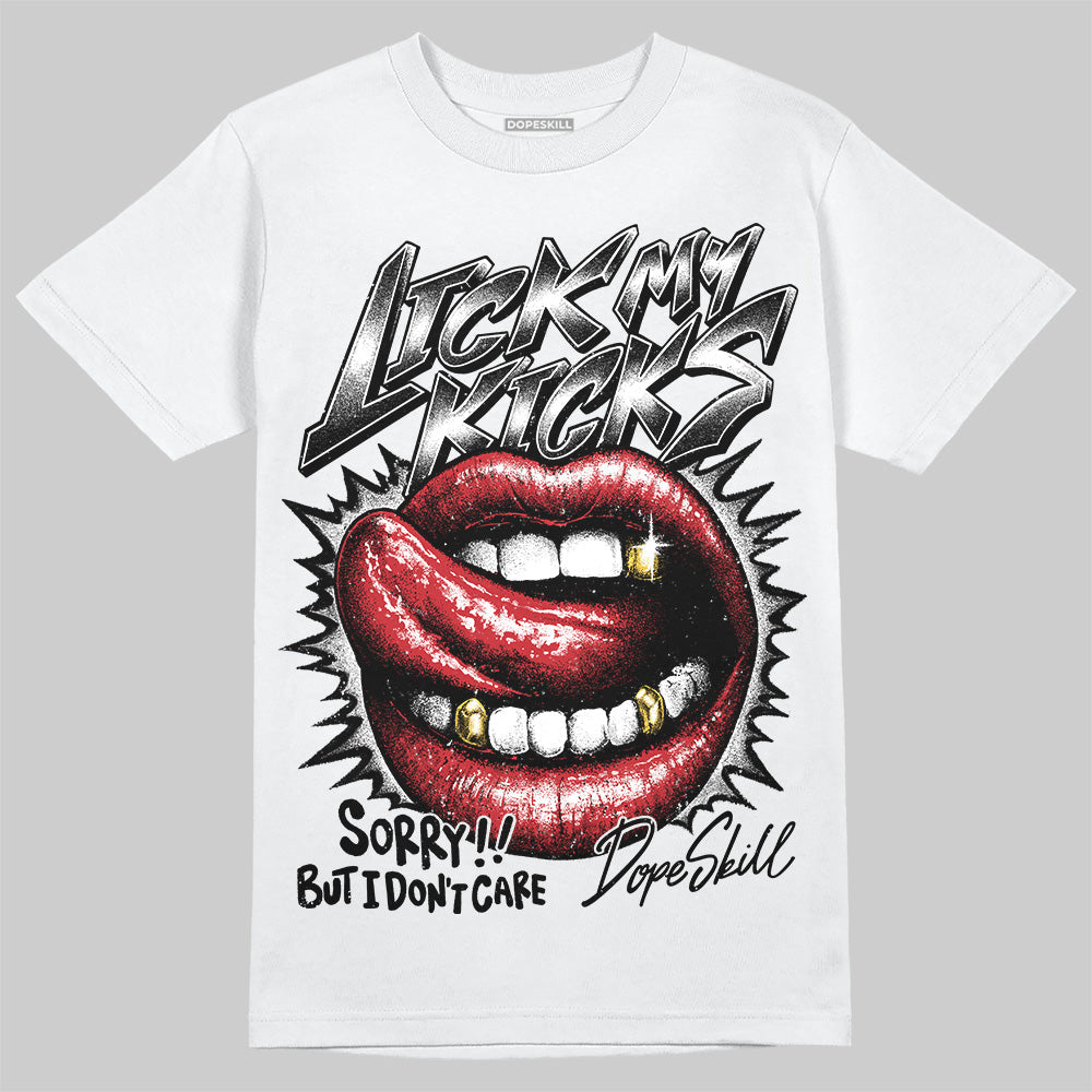 Bred Velvet 11s DopeSkill T-Shirt Lick My Kicks Graphic