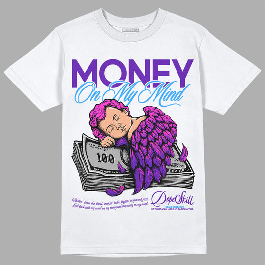 Dunk Purple Championship Court White DopeSkill T-Shirt MOMM Graphic