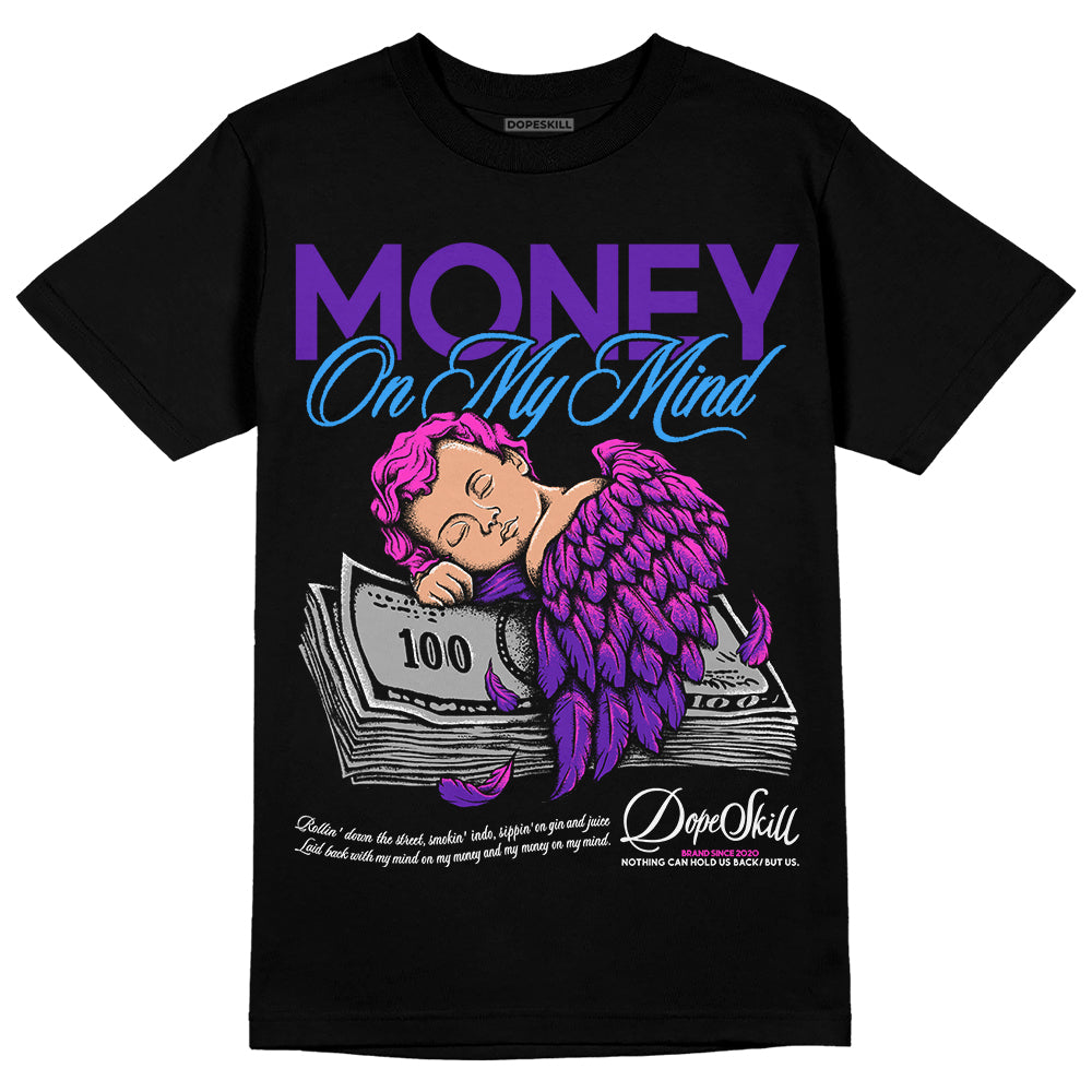 Dunk Purple Championship Court White DopeSkill T-Shirt MOMM Graphic