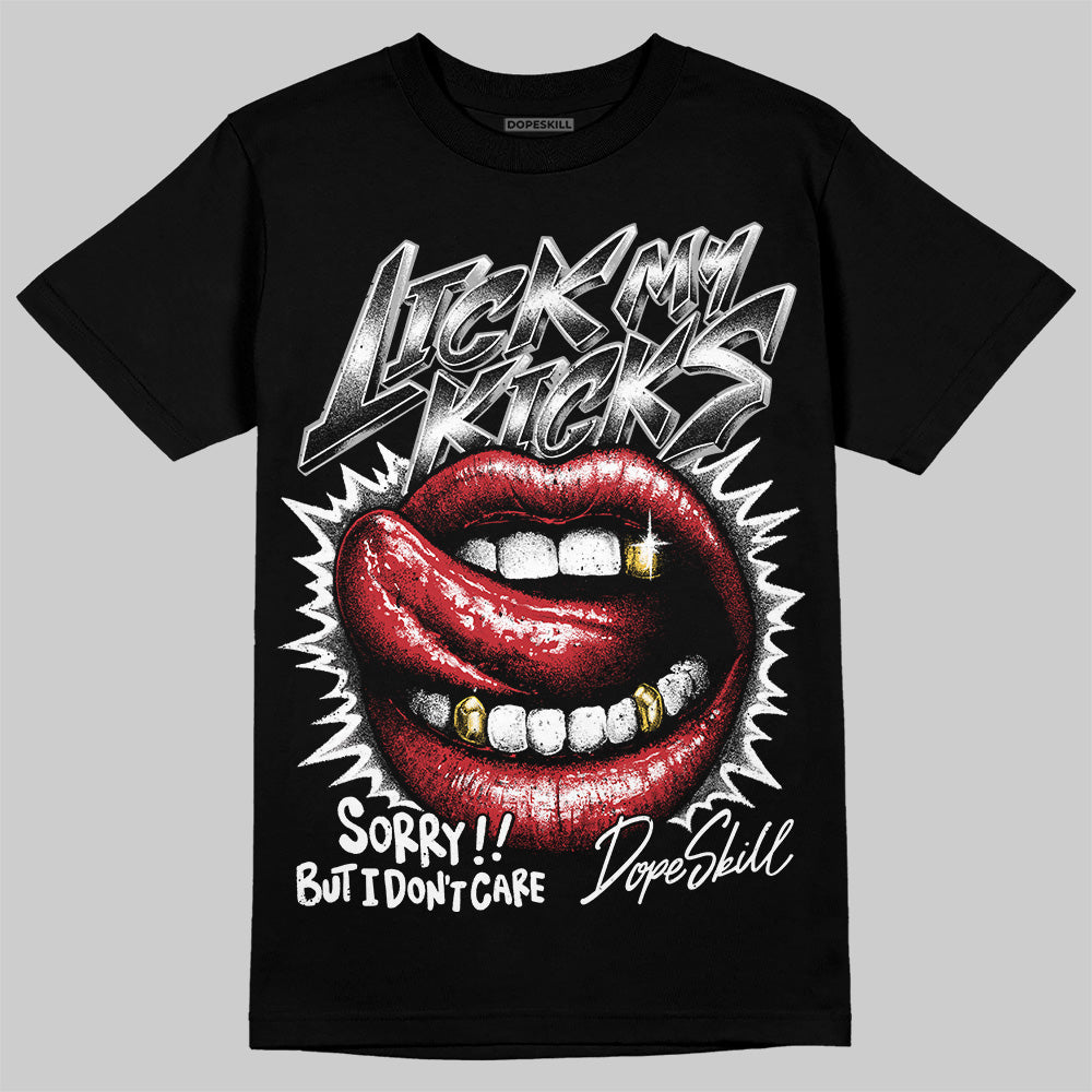 Bred Velvet 11s DopeSkill T-Shirt Lick My Kicks Graphic
