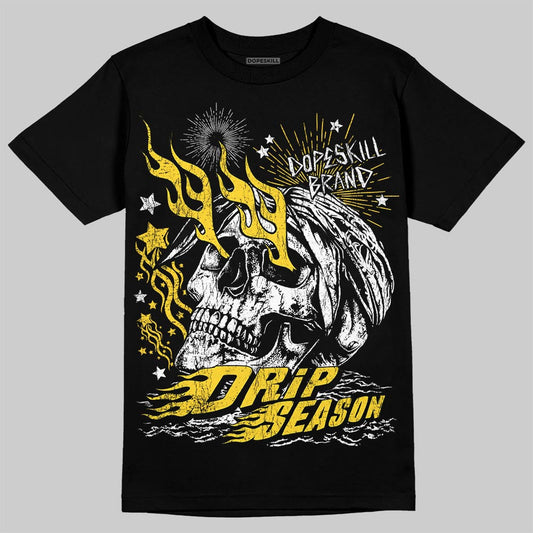 Black Tour Yellow AJ 4 Thunder DopeSkill T-Shirt Drip Season Graphic