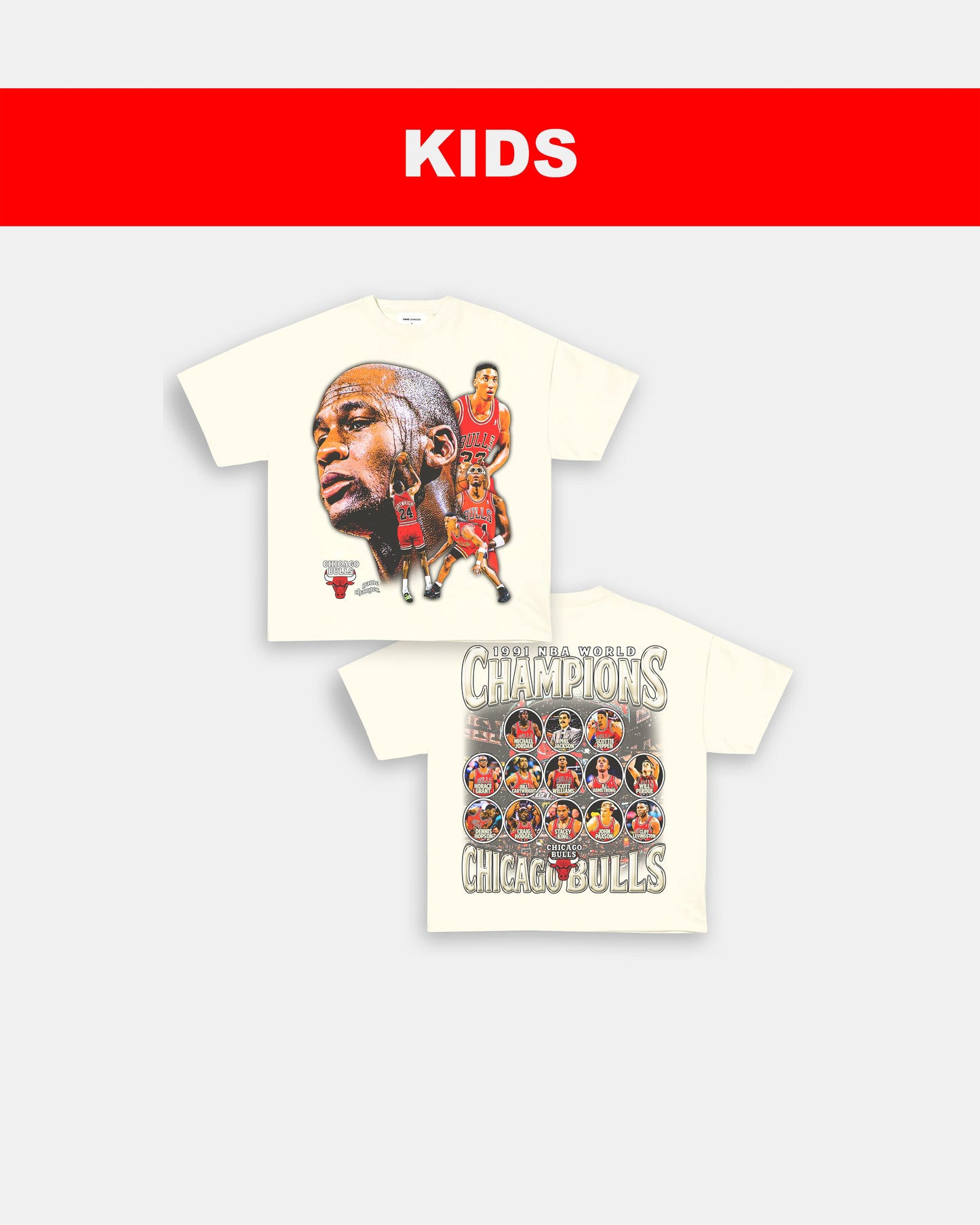 1991 NBA CHAMPS - KIDS TEE - [DS] Style001