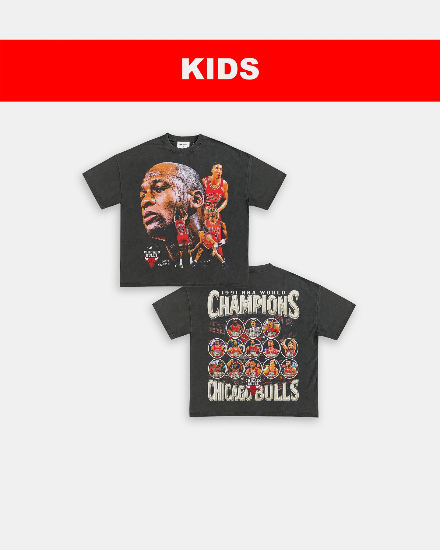 1991 NBA CHAMPS - KIDS TEE - [DS] Style001