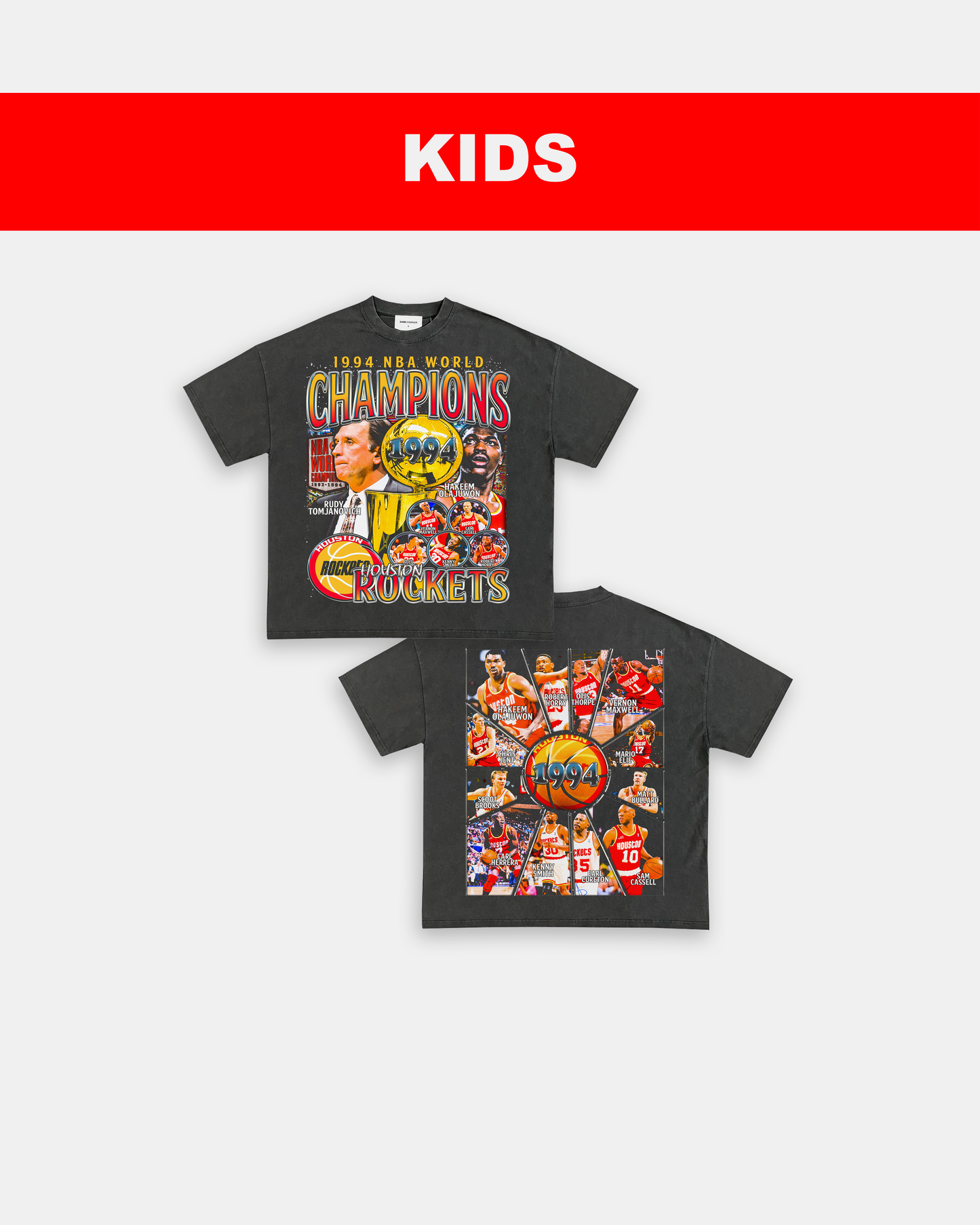 1994 NBA CHAMPIONS - KIDS TEE - [DS] Style001