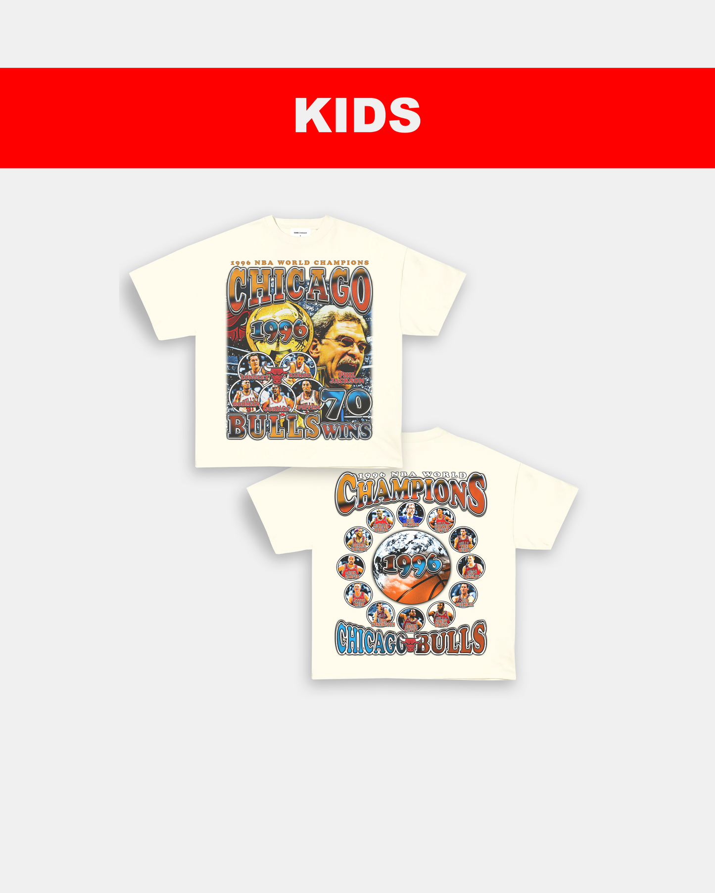 1996 NBA CHAMPIONS - KIDS TEE - [DS] Style001