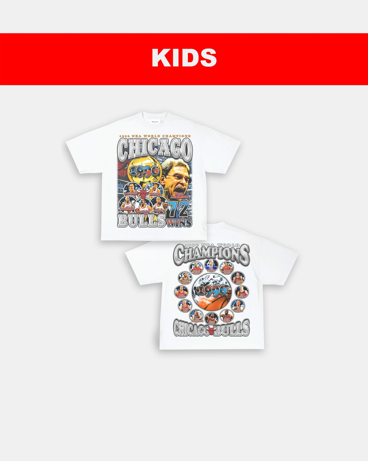 1996 NBA CHAMPS - KIDS TEE - [DS] Style001