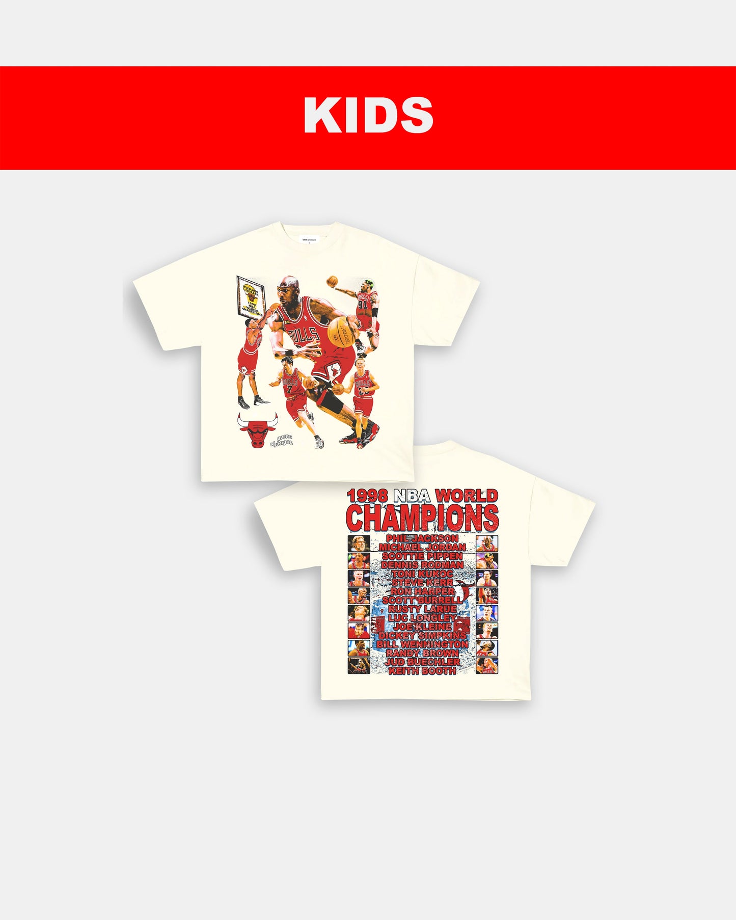 1998 NBA CHAMPS - KIDS TEE - [DS] Style001