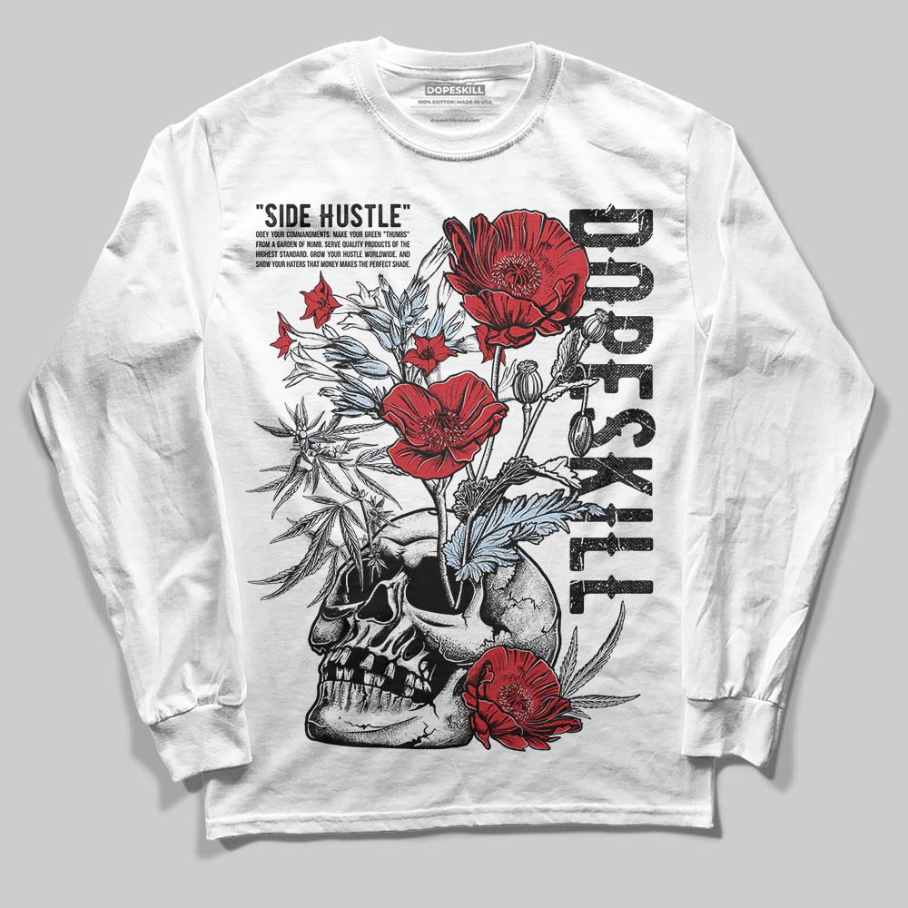 Black Metallic Reimagined 5s DopeSkill Long Sleeve T-Shirt Side Hustle Graphic