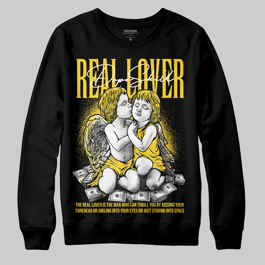 Black Tour Yellow AJ 4 Thunder DopeSkill Sweatshirt Real Lover Graphic