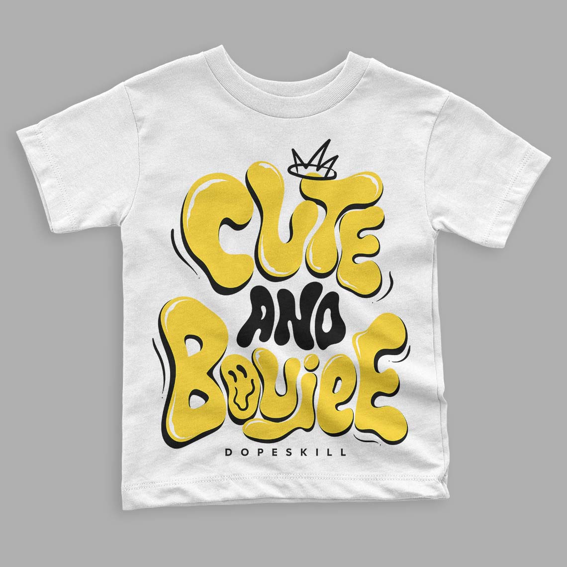 Black Tour Yellow AJ 4 Thunder DopeSkill Toddler Kids T-shirt Cute and Boujee Graphic