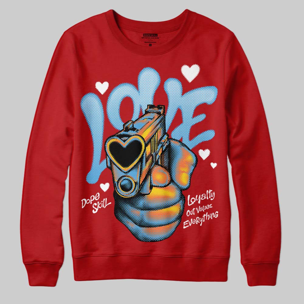 Cherry 11s DopeSkill Sweatshirt Love Shot Graphic