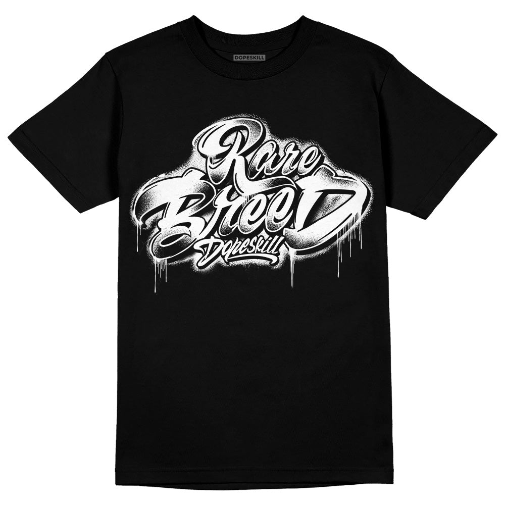 85 Black White 1s DopeSkill T-Shirt Rare Breed Type Graphic