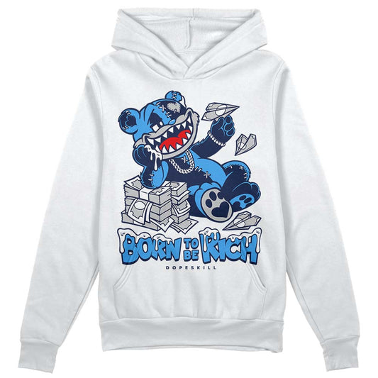 AJ Spizike White Obsidian DopeSkill Hoodie Sweatshirt Born To Be Rich Graphic