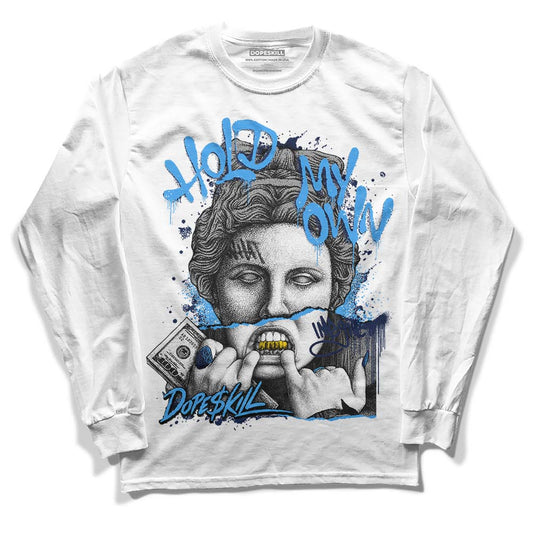 AJ Spizike White Obsidian DopeSkill Long Sleeve T-Shirt Hold My Own Graphic