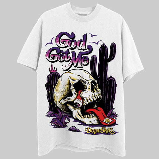 Field Purple 12s DopeSkill T-Shirt God Got Me Graphic