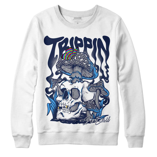 AJ Spizike White Obsidian DopeSkill Sweatshirt Trippin Graphic