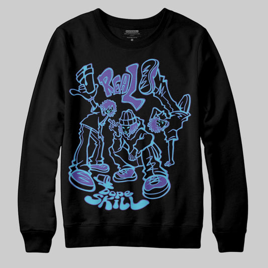 Aqua 8s DopeSkill Sweatshirt Real Y2K Players Graphic