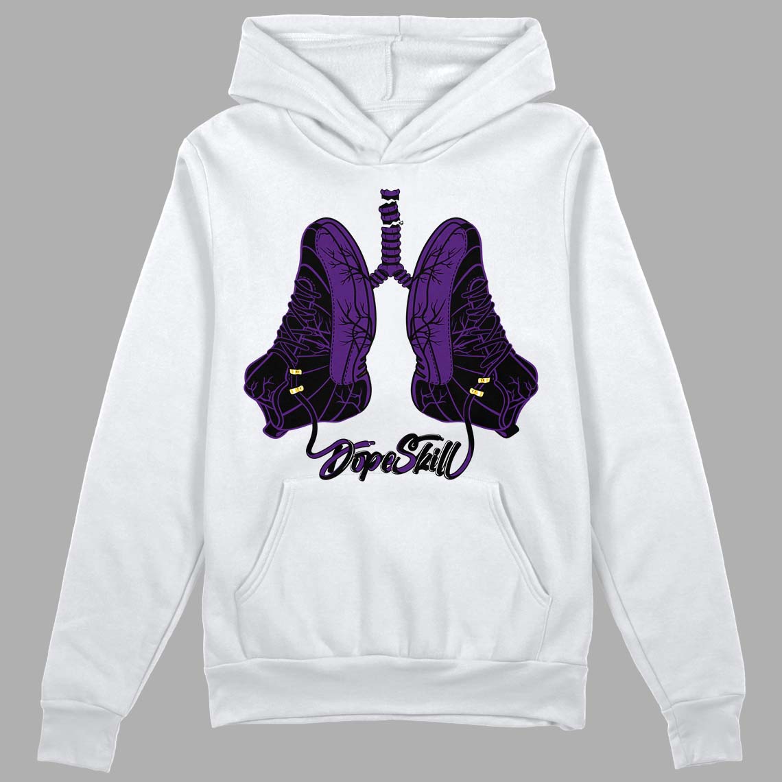 Field Purple 12s DopeSkill Hoodie Sweatshirt Breathe Graphic