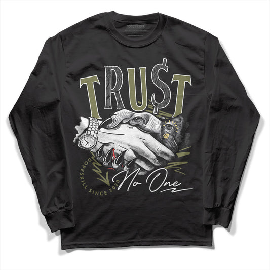 Craft Olive 4s DopeSkill Long Sleeve T-Shirt Trust No One Graphic