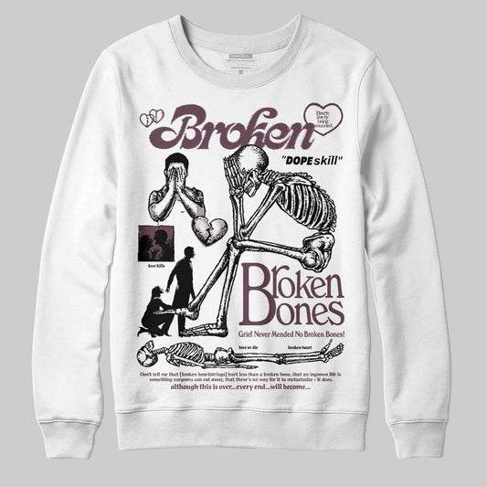 A Ma Maniere x "Violet Ore" 5s DopeSkill Sweatshirt Broken Bones Graphic