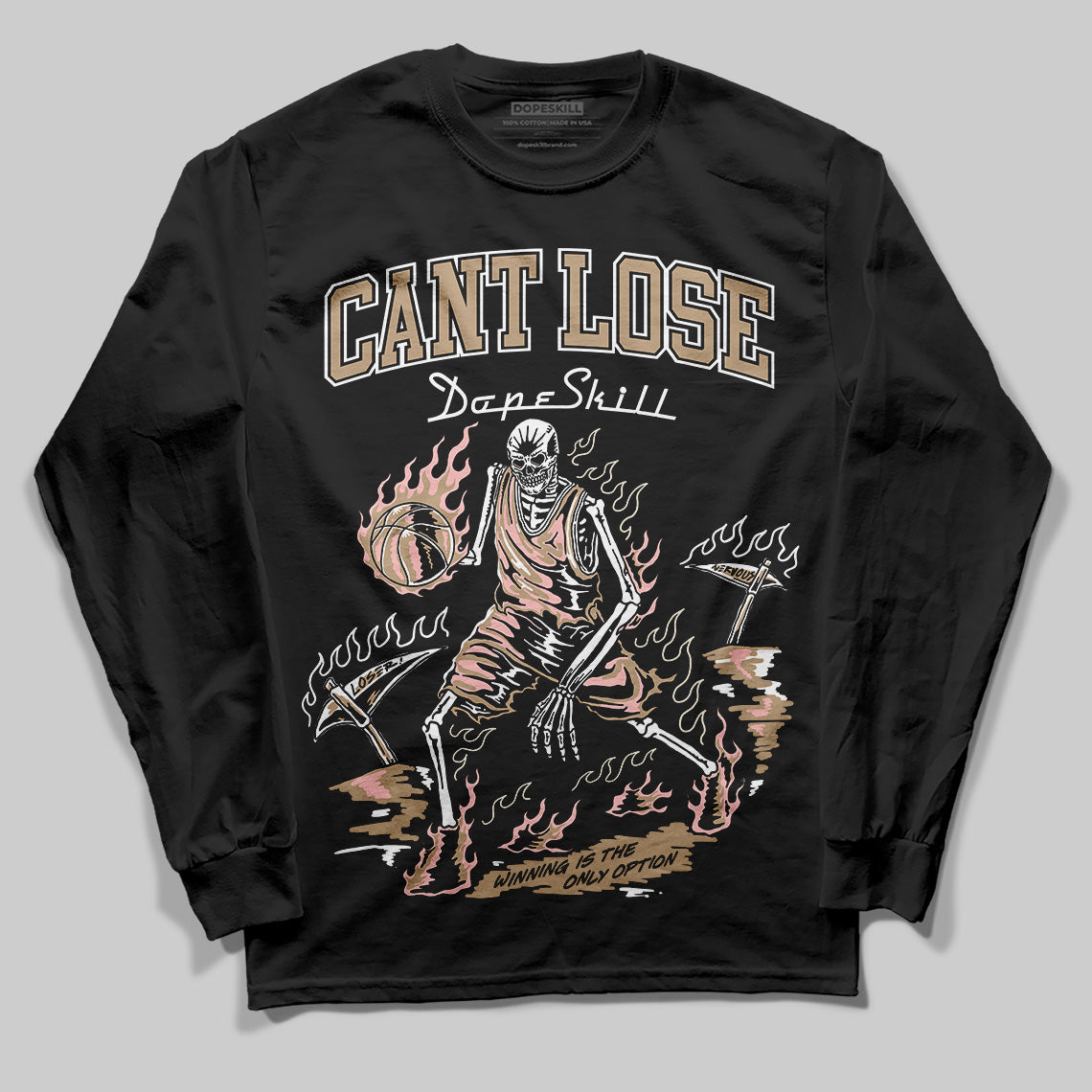 AIR FORCE 1 LINEN DopeSkill Long Sleeve T-Shirt Cant Lose Graphic