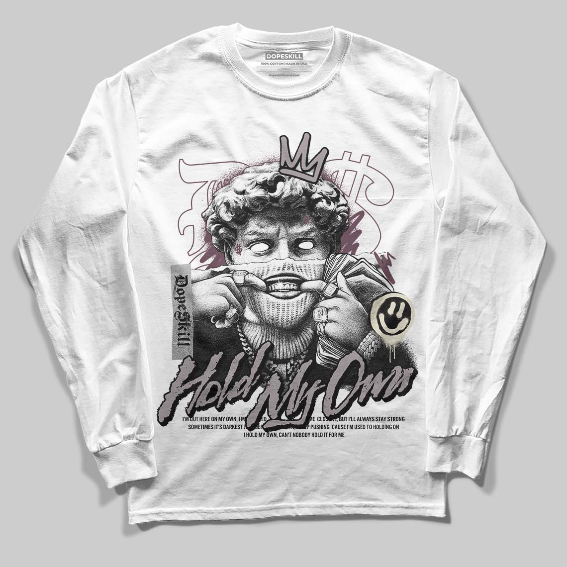 A Ma Maniere x "Violet Ore" 5s DopeSkill Long Sleeve T-Shirt In My Way Graphic