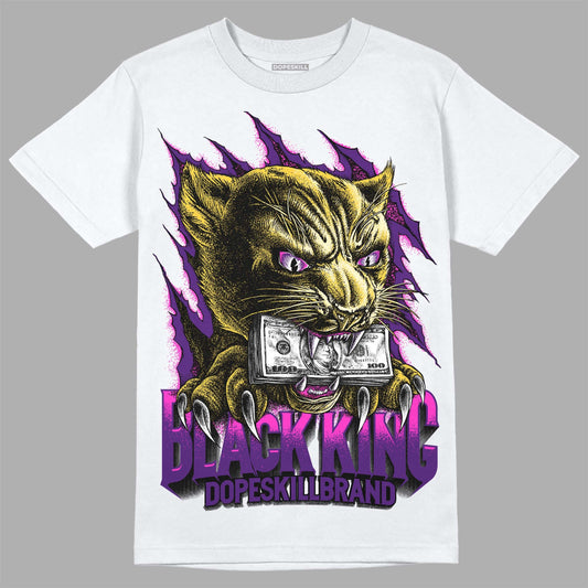 Field Purple 12s DopeSkill T-Shirt Black King Graphic