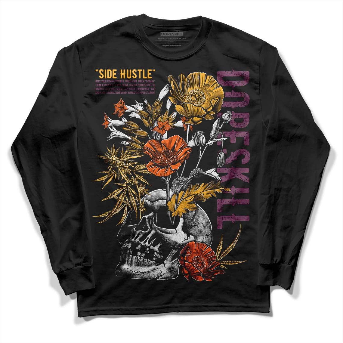 Brotherhood 1s High OG DopeSkill Long Sleeve T-Shirt Side Hustle Graphic