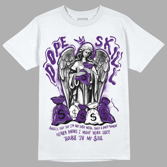 Field Purple 12s DopeSkill T-Shirt Angels Graphic