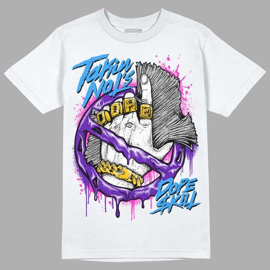Dunk Purple Championship Court White DopeSkill T-Shirt Takin No L's Graphic