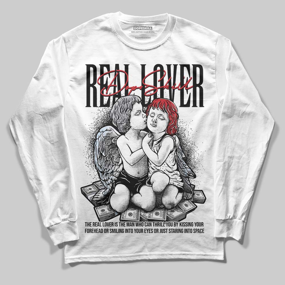Black Metallic Reimagined 5s DopeSkill Long Sleeve T-Shirt Real Lover Graphic