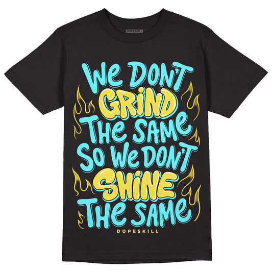 Aqua 5s DopeSkill T-Shirt Grind Shine Graphic