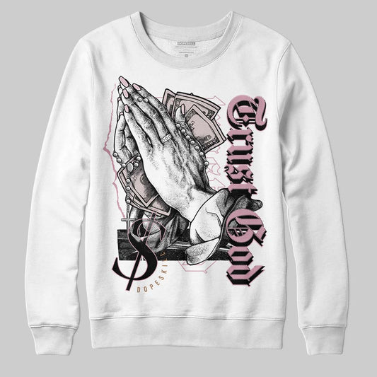 Dunk Low Teddy Bear Pink DopeSkill Sweatshirt Trust God Graphic