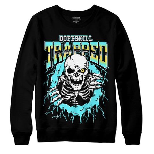 Aqua 5s DopeSkill Sweatshirt Trapped Halloween Graphic