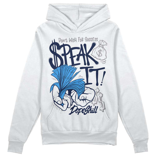 AJ Spizike White Obsidian DopeSkill Hoodie Sweatshirt Speak It Graphic