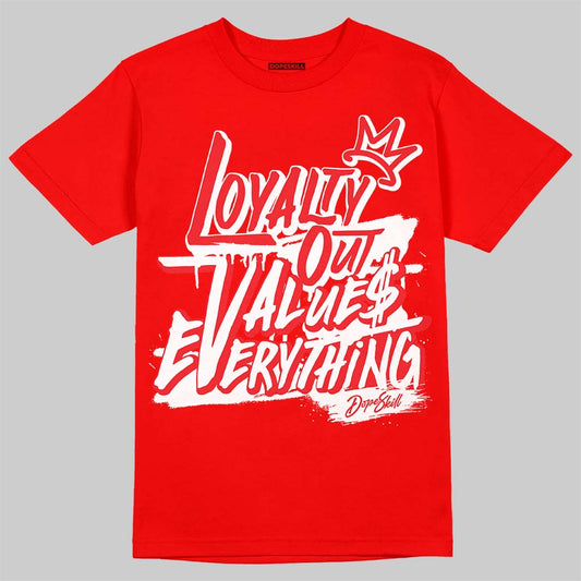 Cherry 11s DopeSkill Varsity Red T-shirt LOVE Graphic