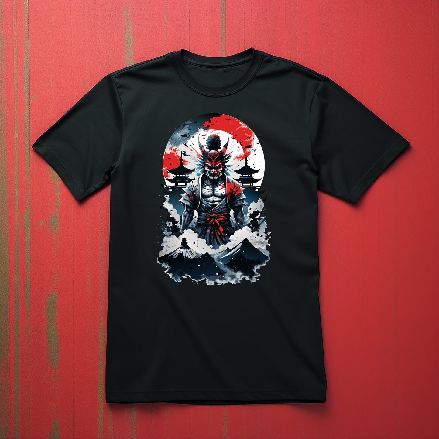 Demon Samurai Anime T-shirt