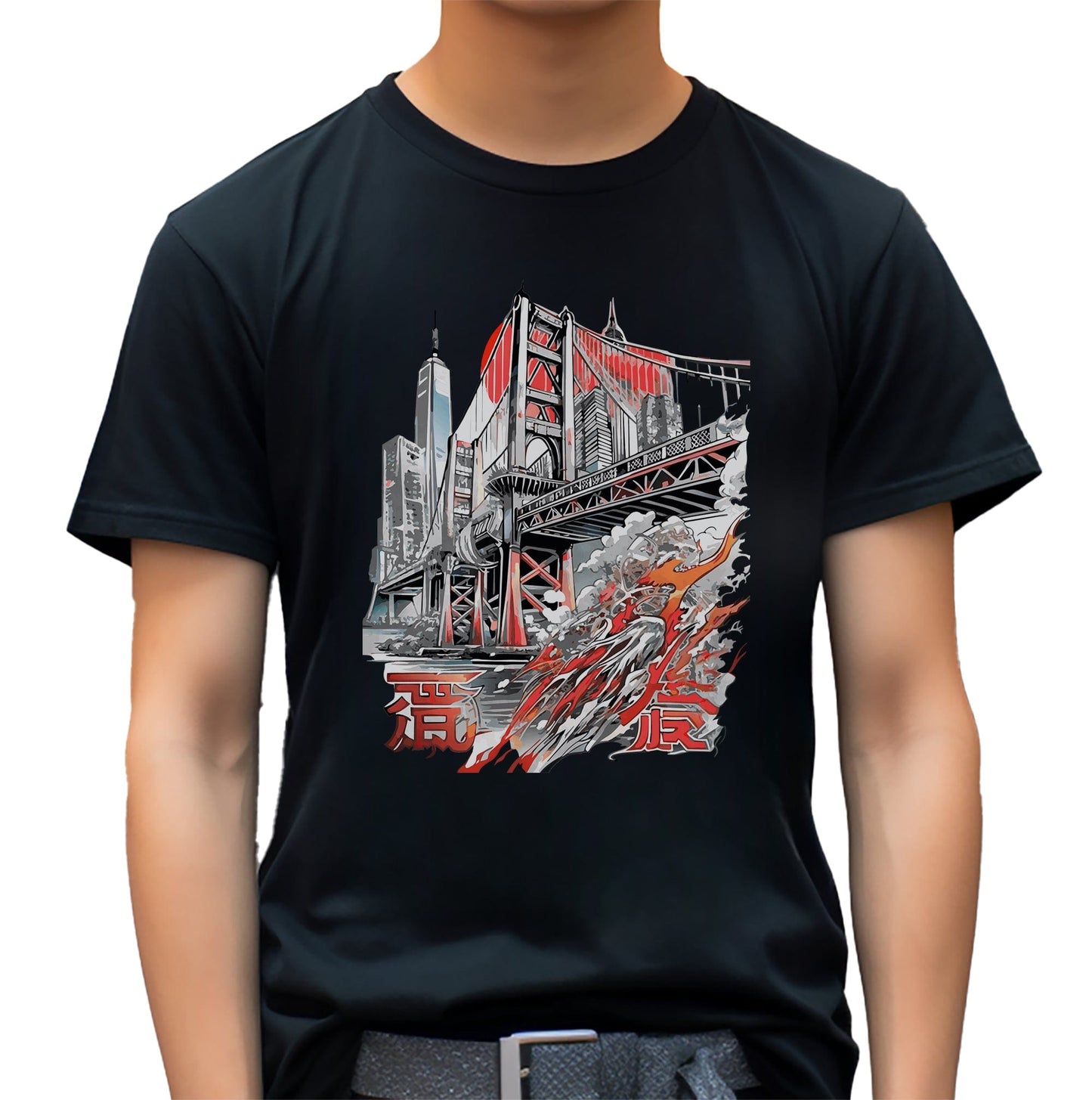 Tokyo Birdge Anime T-shirt