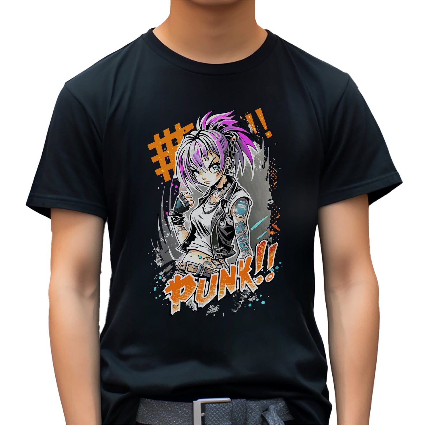 Punk Anime t-shirt