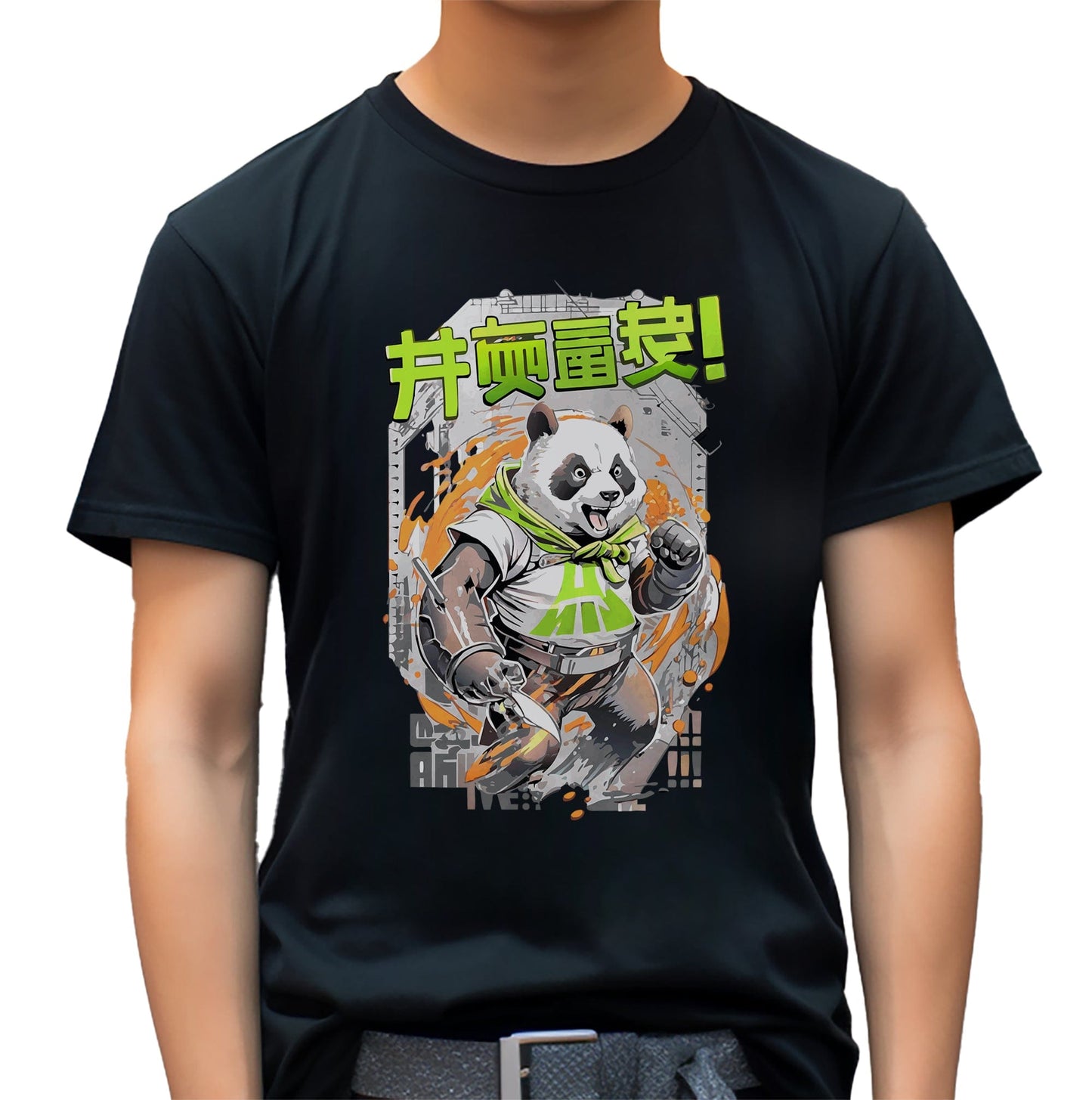 Panda Anime T-shirt