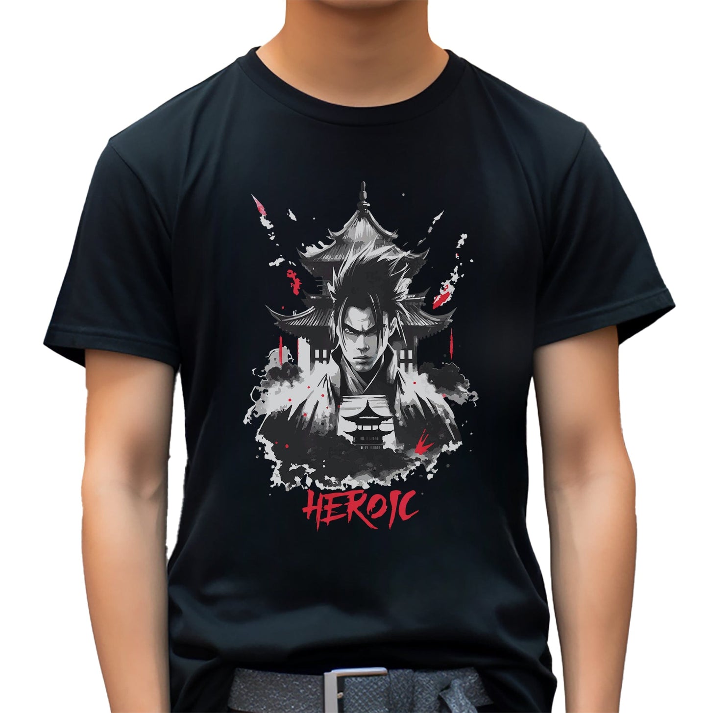Heroic Anime Character T-Shirt